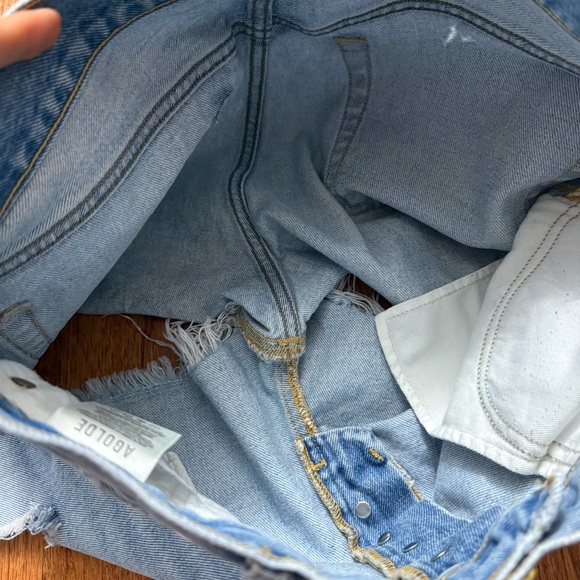 Agolde Parker Vintage Cut Off Shorts in Swapmeet size 29 - Picture 13 of 16